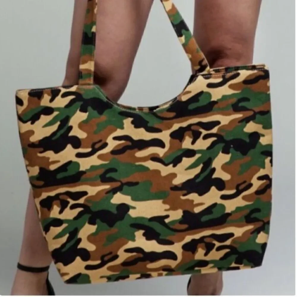 Camo Tote  Bag‎